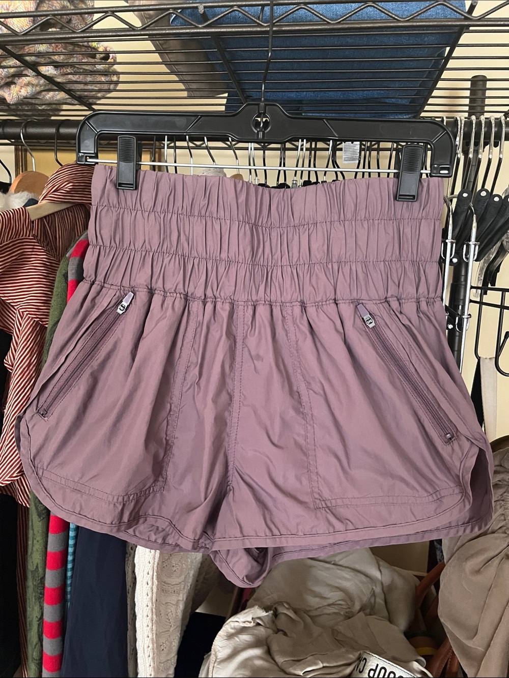 Free People FP Movement Carpe Diem Shorts - Dusty Purple Small